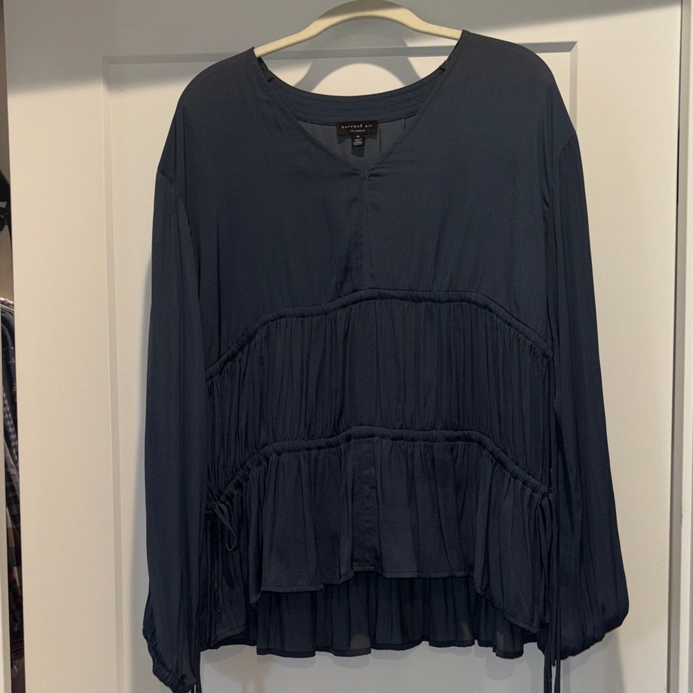 Current Air Dark Blue Blouse